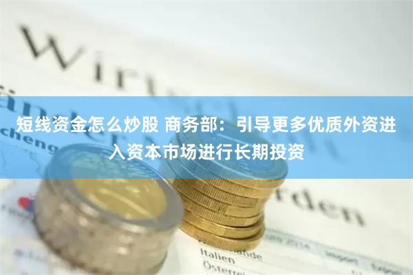 短线资金怎么炒股 商务部：引导更多优质外资进入资本市场进行长期投资