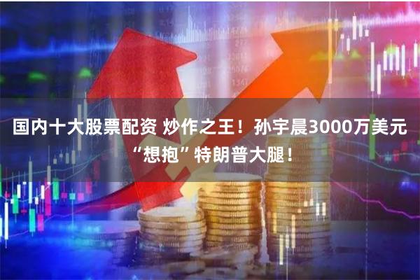 国内十大股票配资 炒作之王！孙宇晨3000万美元“想抱”特朗普大腿！